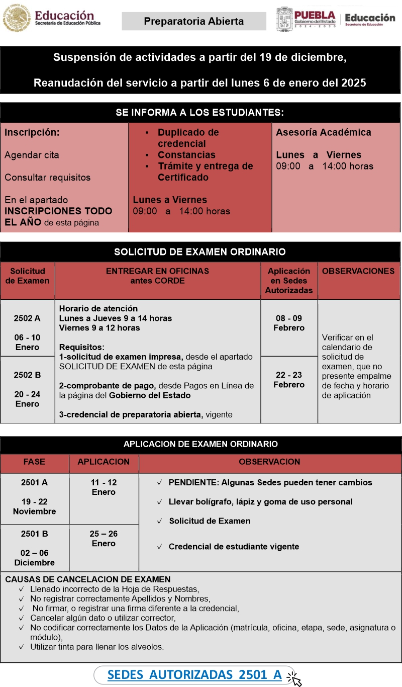 Prepa Abierta - Aviso 16 de diciembre de 2021