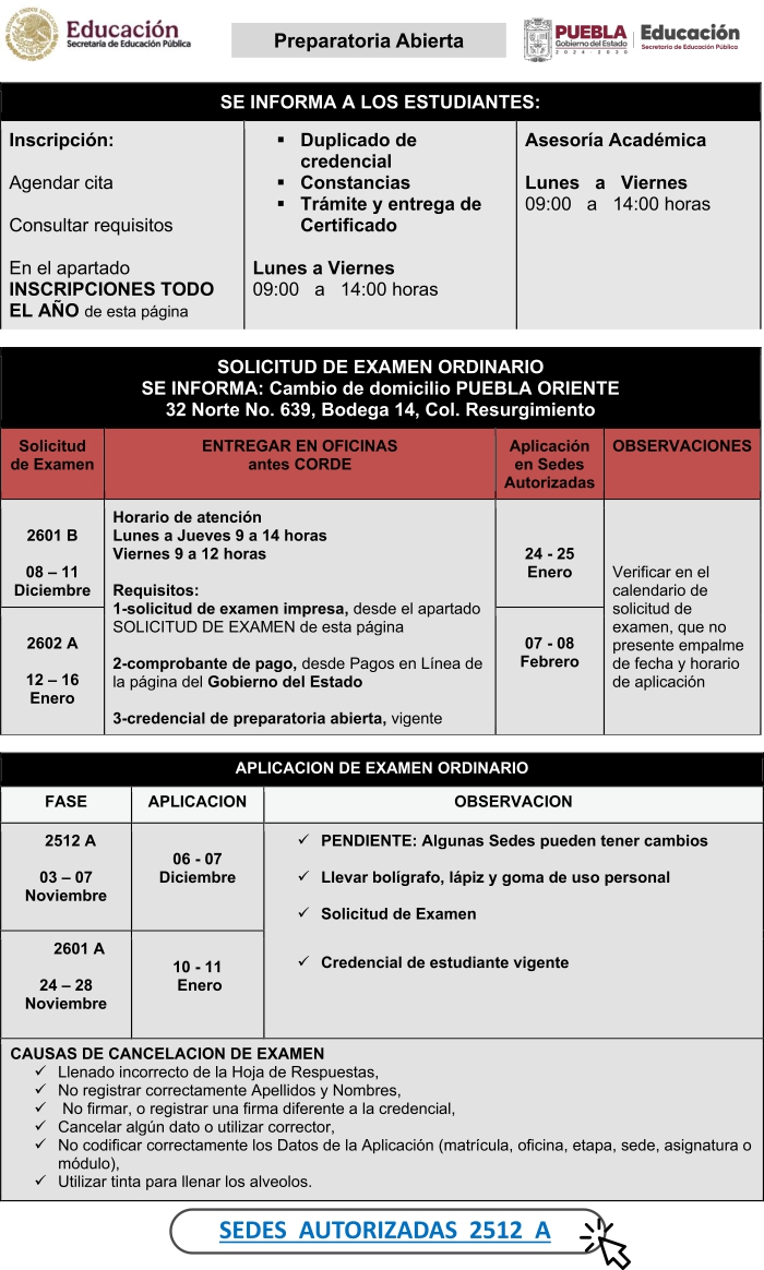 Prepa Abierta - Aviso 16 de diciembre de 2021